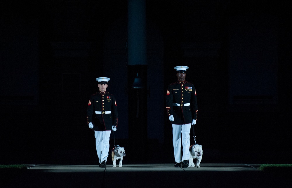 Evening Parade at Marine Barracks Washington