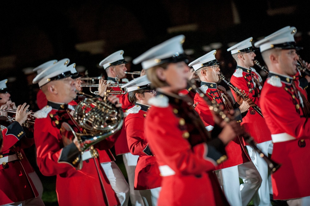 Evening Parade at Marine Barracks Washington