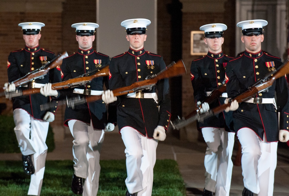 Evening Parade at Marine Barracks Washington