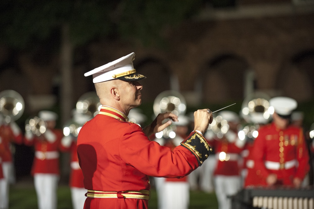 Evening Parade at Marine Barracks Washington