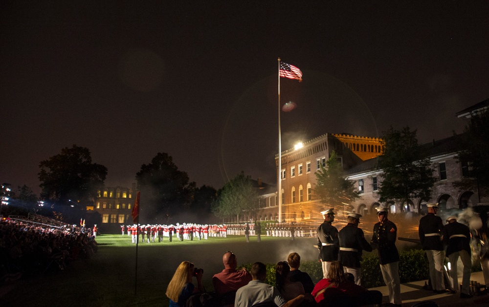 Evening Parade at Marine Barracks Washington