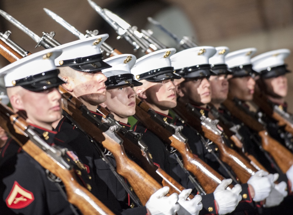 Evening Parade at Marine Barracks Washington