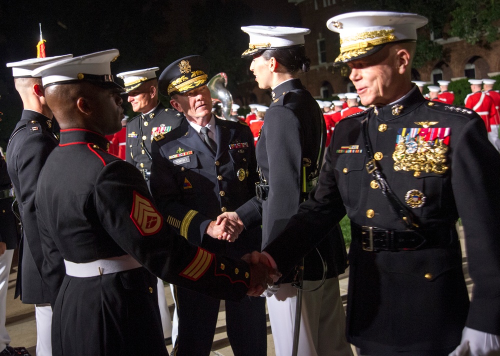 Evening Parade at Marine Barracks Washington