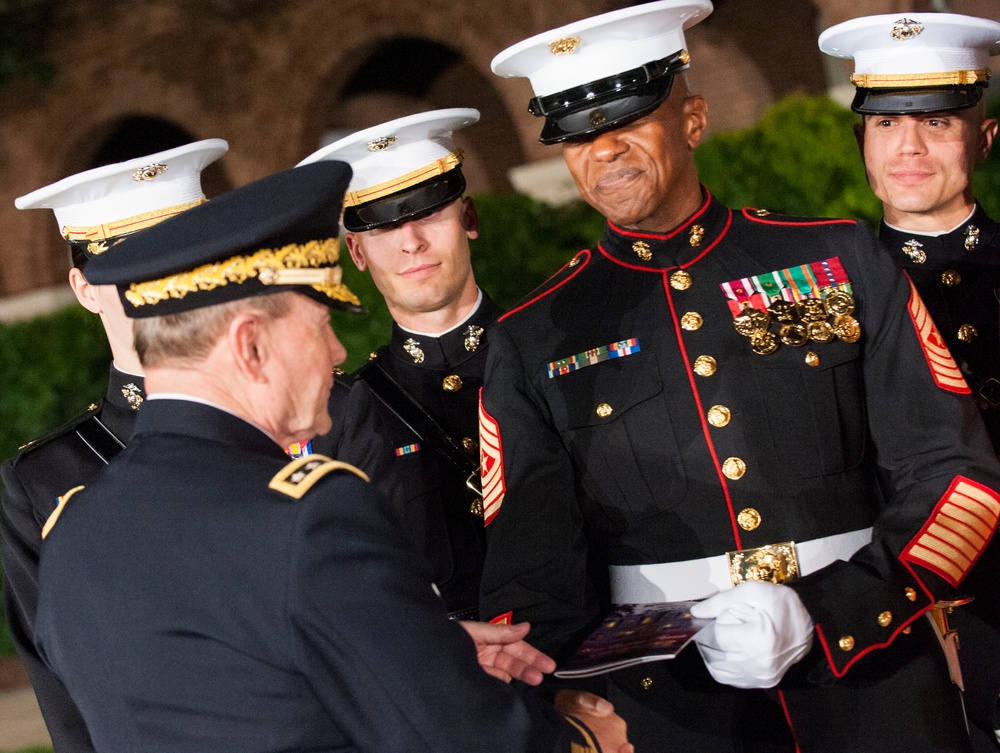 Evening Parade at Marine Barracks Washington