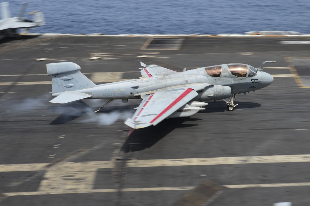 Nimitz flight deck action