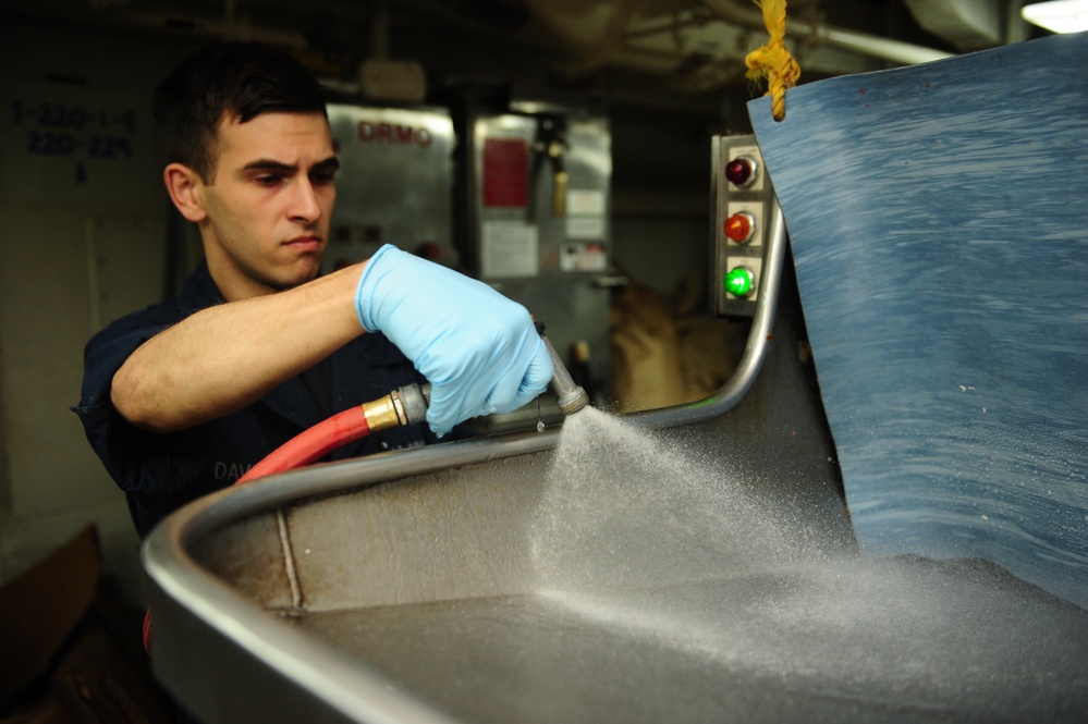 USS George H.W. Bush action