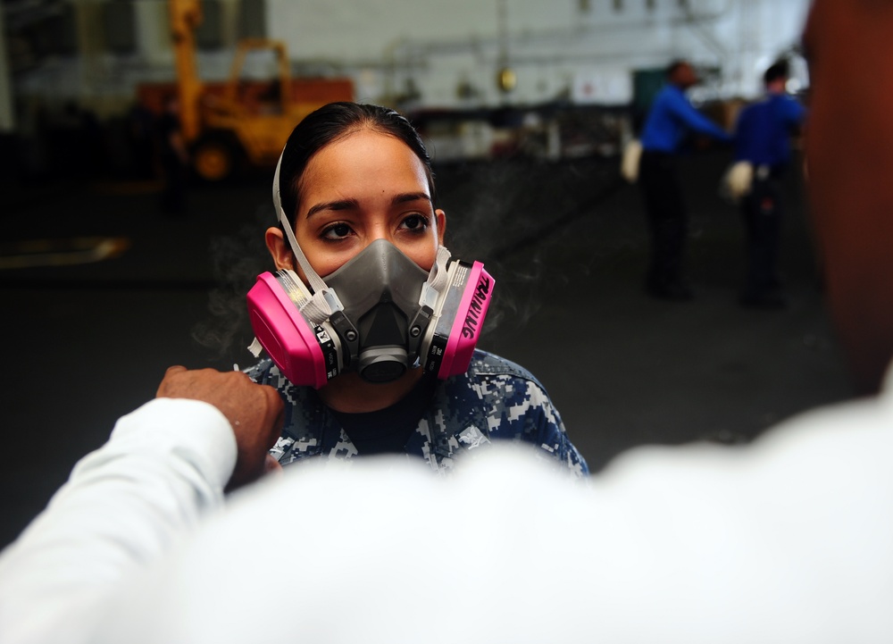 USS George H.W. Bush action