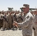 The Commandant and Sergeant Major of the Marine Corps Visit Marines With CLR-2