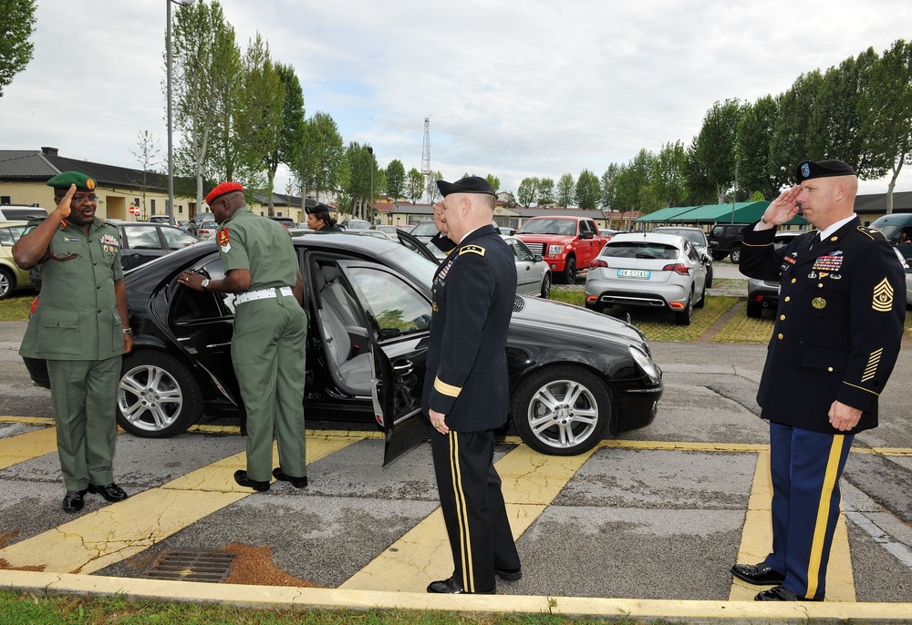 Nigeria Chief of Army Staff Visits USARAF