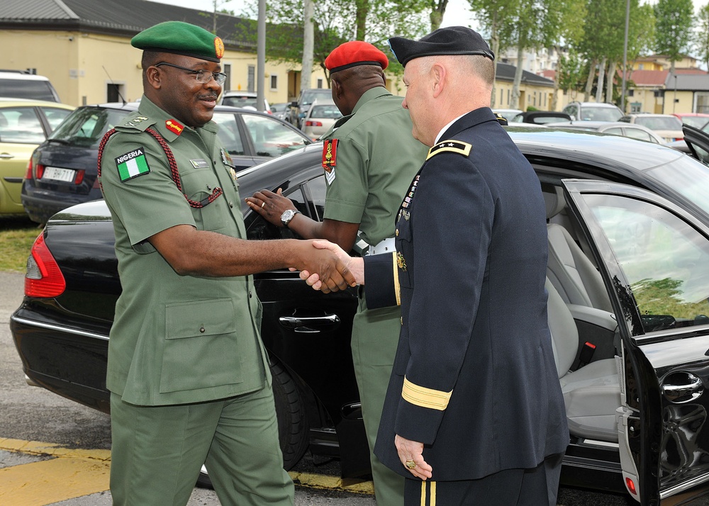 Nigeria Chief of Army Staff Visits USARAF