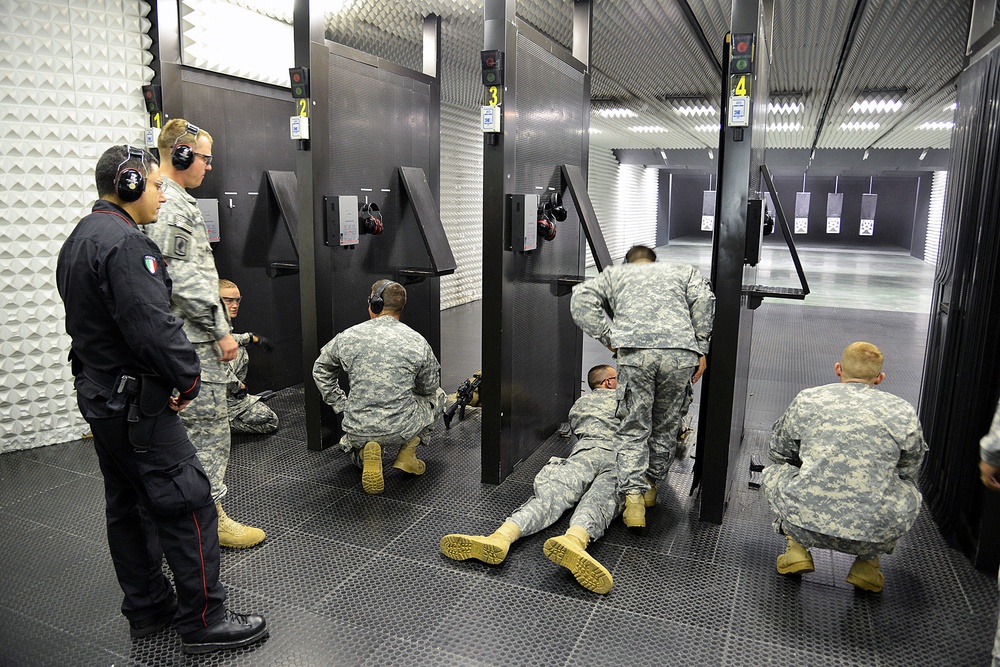 Marksmanship Training at COESPU (Center of Excellence for Stability Police Units), Carabinieri Range Caserma Chinotto Vicenza/Italy