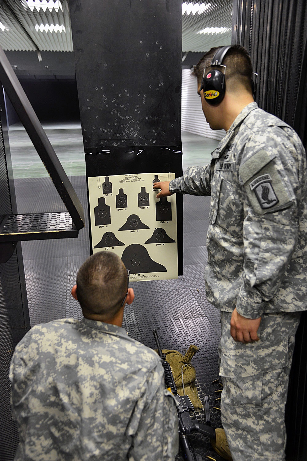 Marksmanship Training at COESPU (Center of Excellence for Stability Police Units), Carabinieri Range Caserma Chinotto Vicenza/Italy