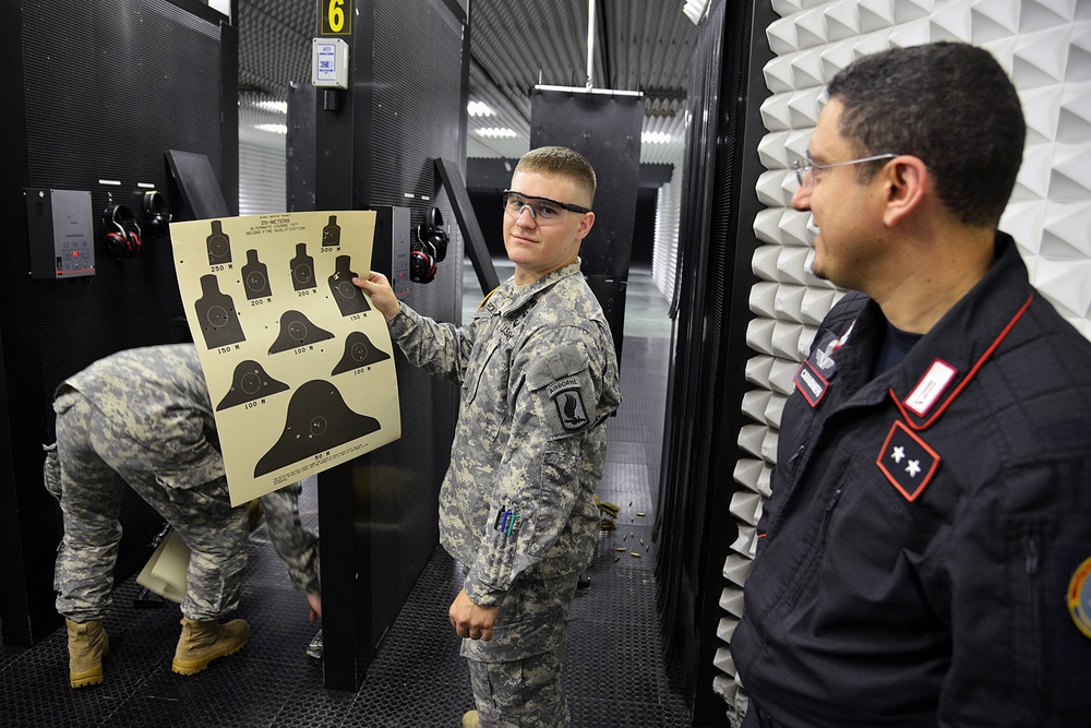 Marksmanship Training at COESPU (Center of Excellence for Stability Police Units), Carabinieri Range Caserma Chinotto Vicenza/Italy