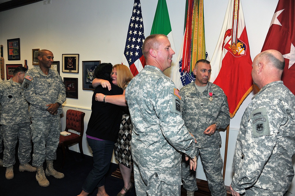 AWARD Colonel Michael A. Balser &quot;The Meritorious Service Medal&quot;