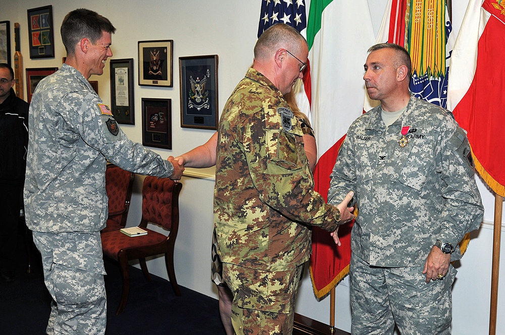 AWARD Colonel Michael A. Balser &quot;The Meritorious Service Medal&quot;