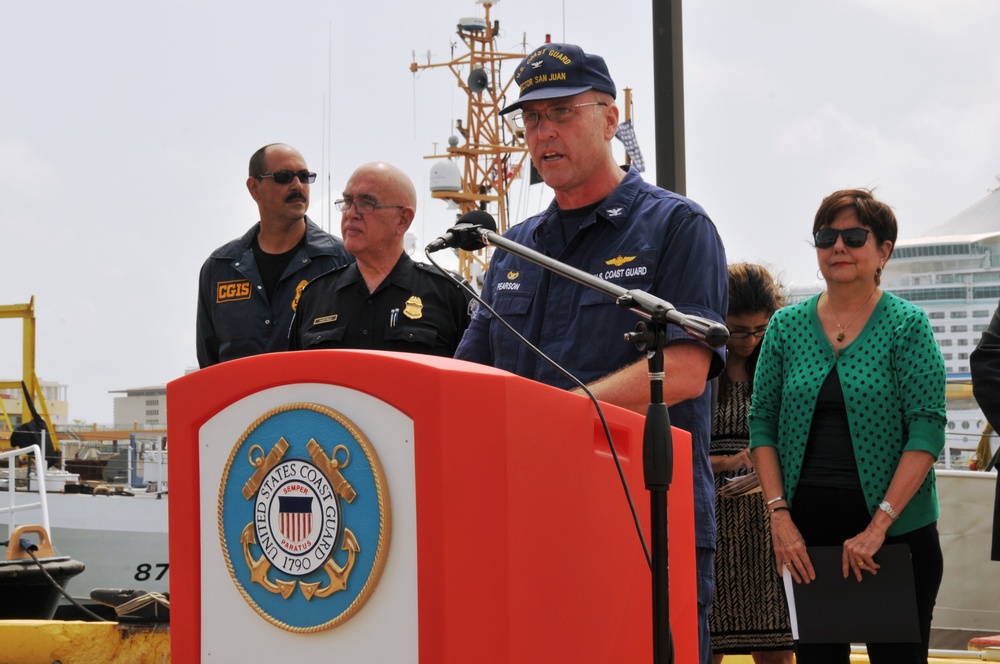 Capt. Pearson addresses media