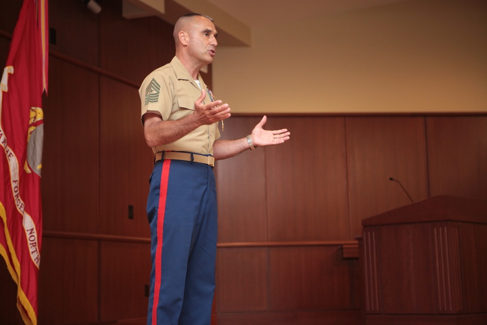 Passing the Torch: Reserve command bids Sergeant Major farewell