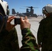Visiting Japanese general gets first-hand view of MV-22B