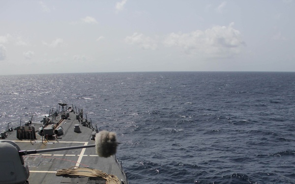 USS Gonzalez live-fire exercise