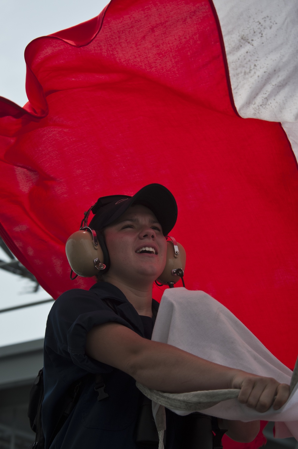Nimitz flight deck action