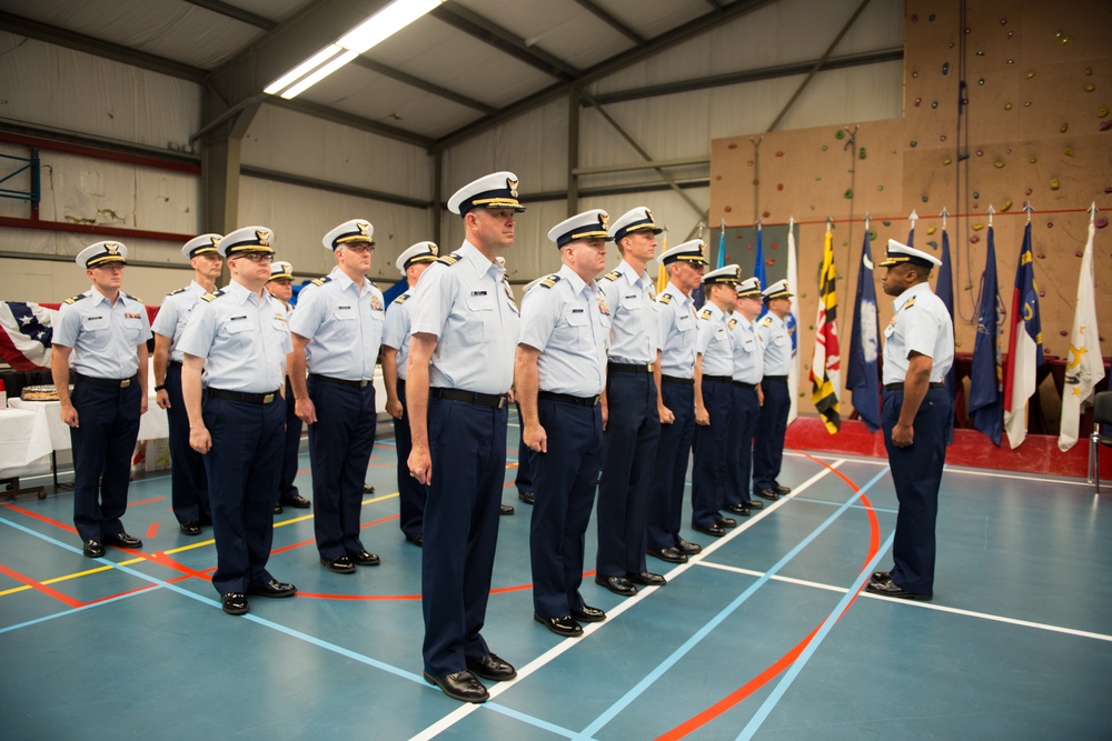 US Coast Guard Activities Europe change of command ceremony