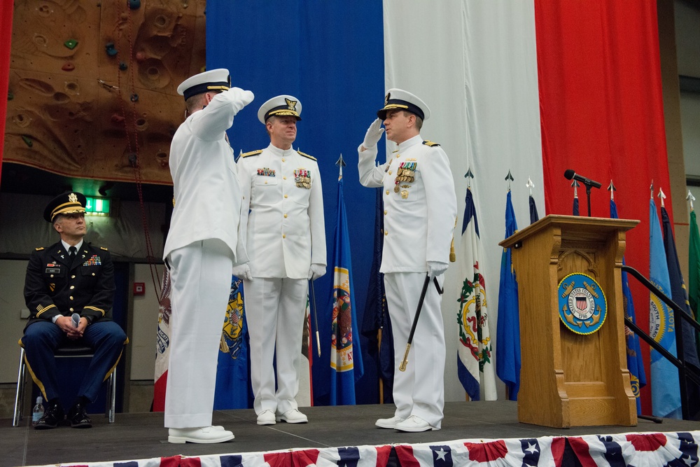 US Coast Guard Activities Europe change of command ceremony