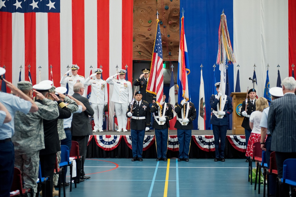 US Coast Guard Activities Europe change of command ceremony