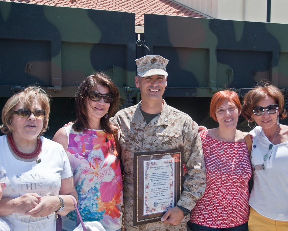 Local students visit NAS Sigonella