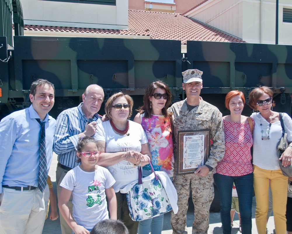 Local students visit NAS Sigonella