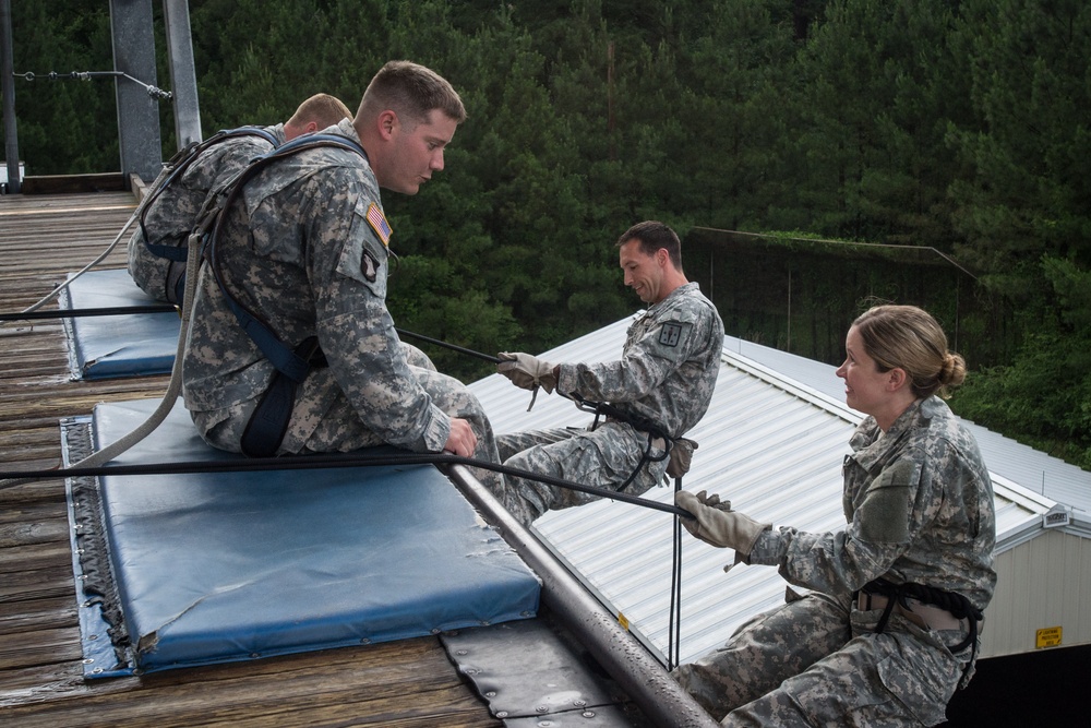 Adjutant general officers build teamwork climbing Jackson’s Victory Tower