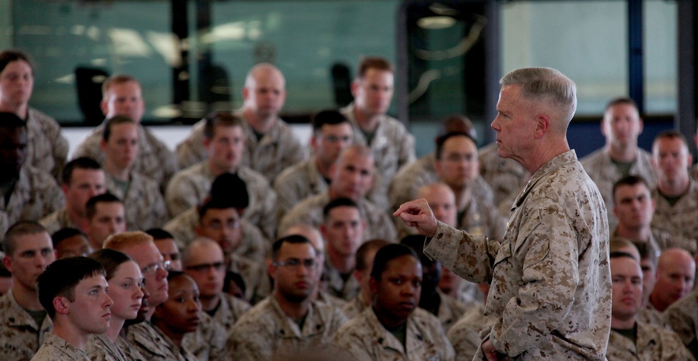 The 35th Commandant of the Marine Corps General James F. Amos