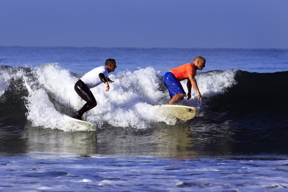 Surfing service members shred San Onofre