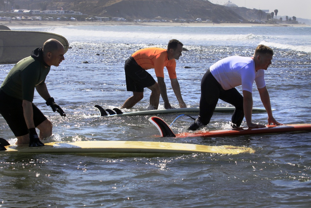 Surfing service members shred San Onofre