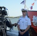 Morro Bay commander speaks with media