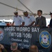 Official party unveils Coast Guard Cutter Morro Bay's new brow dodger