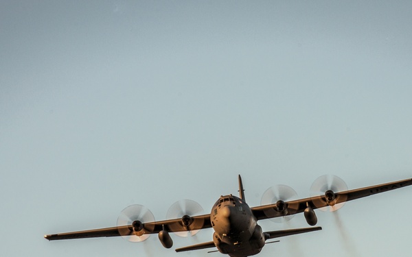 C-130 sprays away mosquitoes