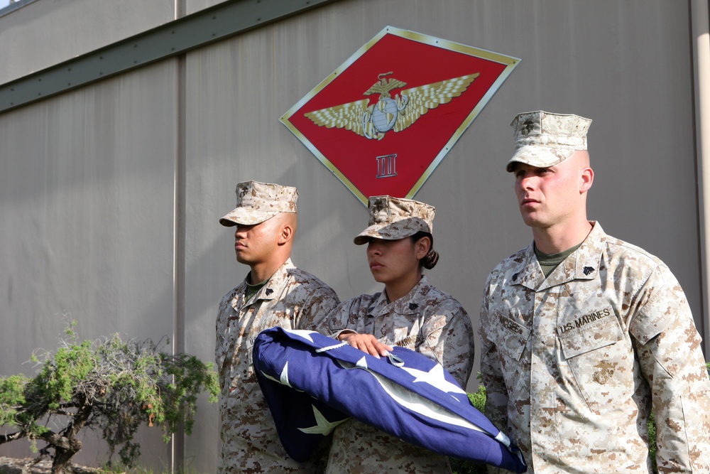 3rd MAW Morning Colors Ceremony