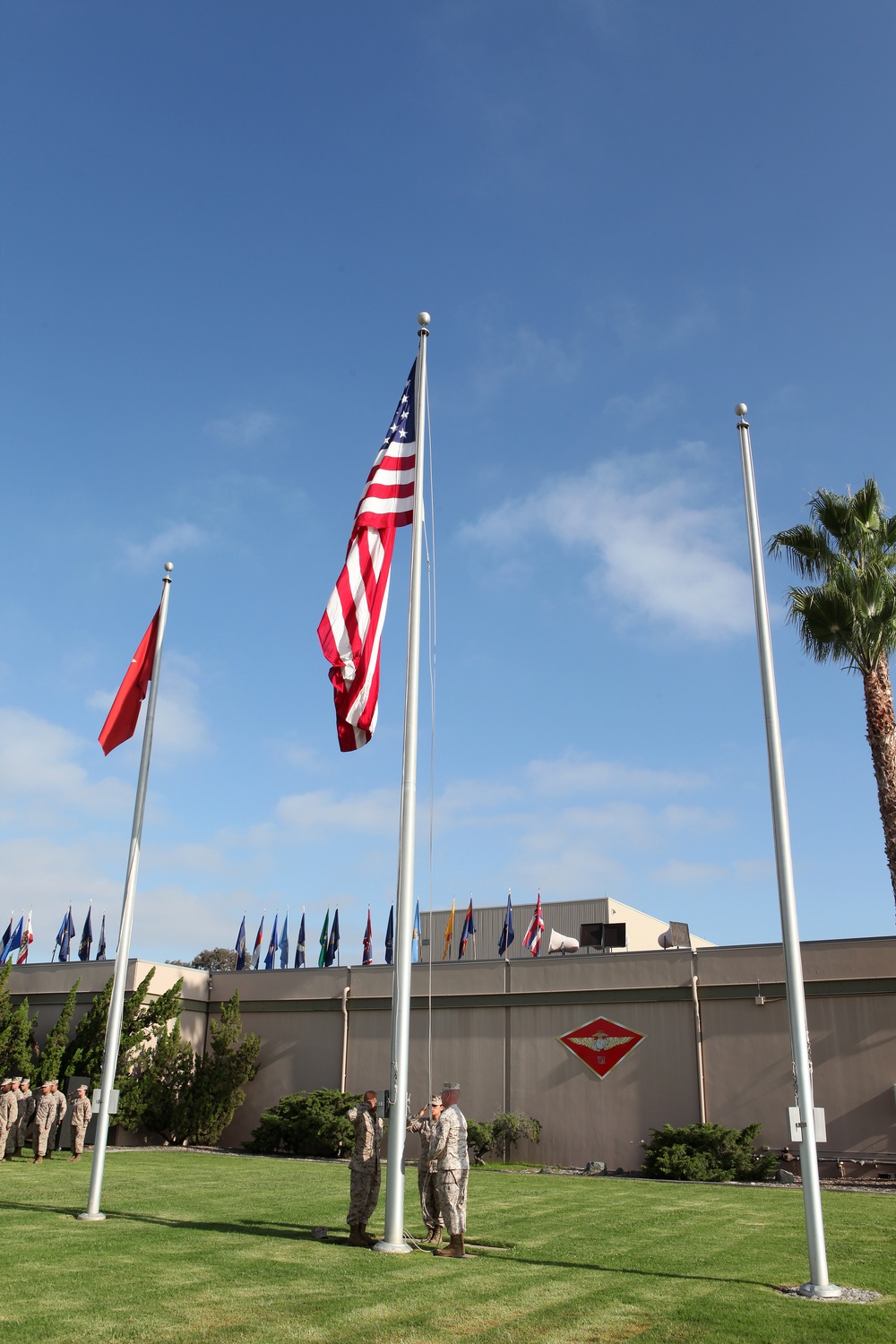 3rd MAW Morning Colors Ceremony