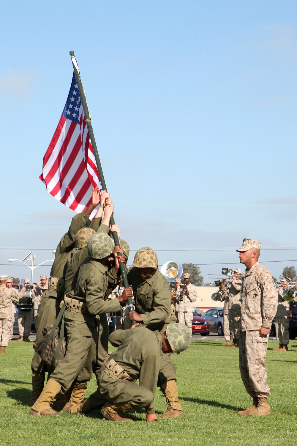 3rd MAW Morning Colors Ceremony
