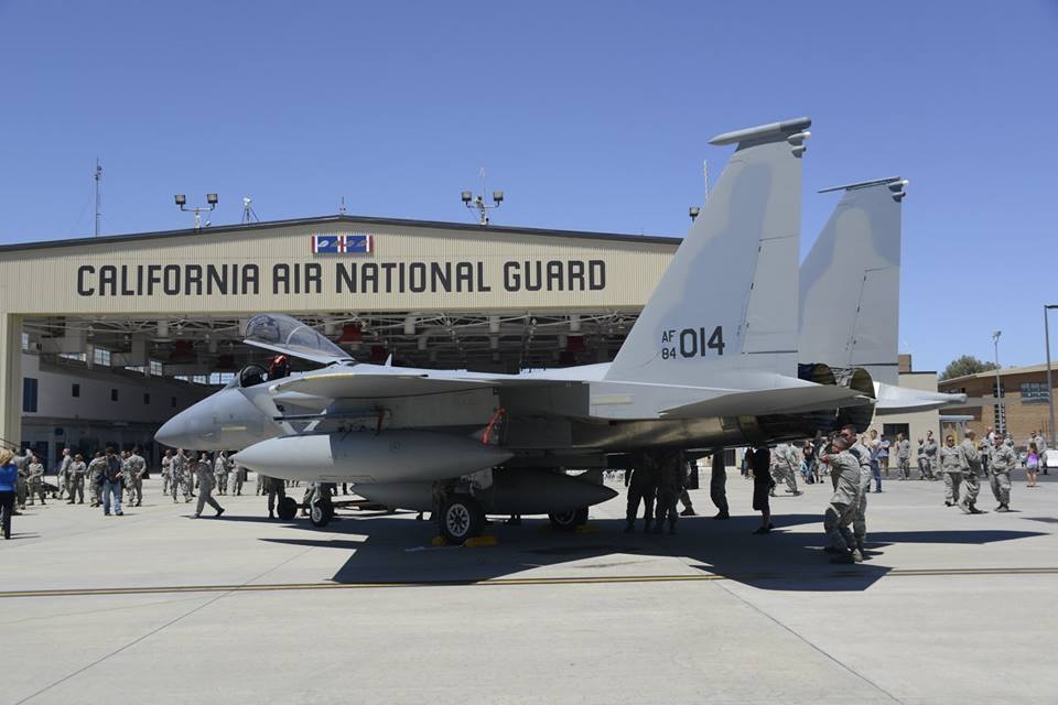 F-15 Eagle, airframe of the future touches down in Fresno