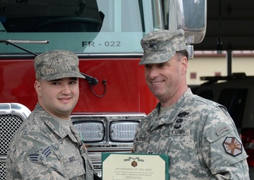 Airman awarded Army Firefighter of the Year