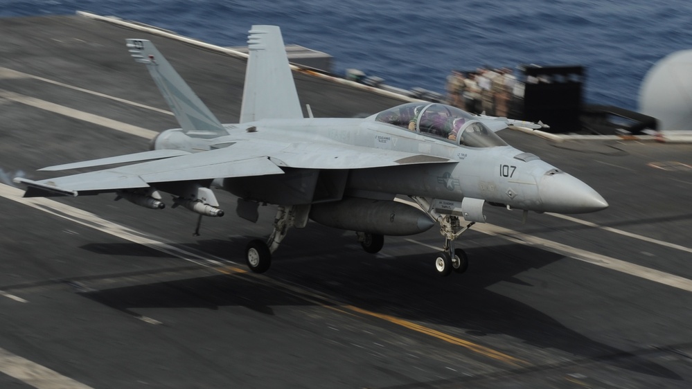 USS Nimitz flight deck operations