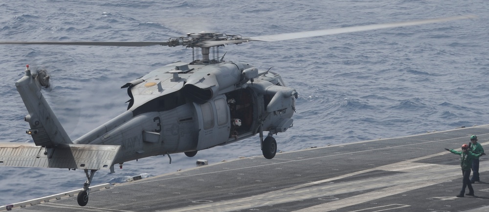 USS Nimitz flight deck operations