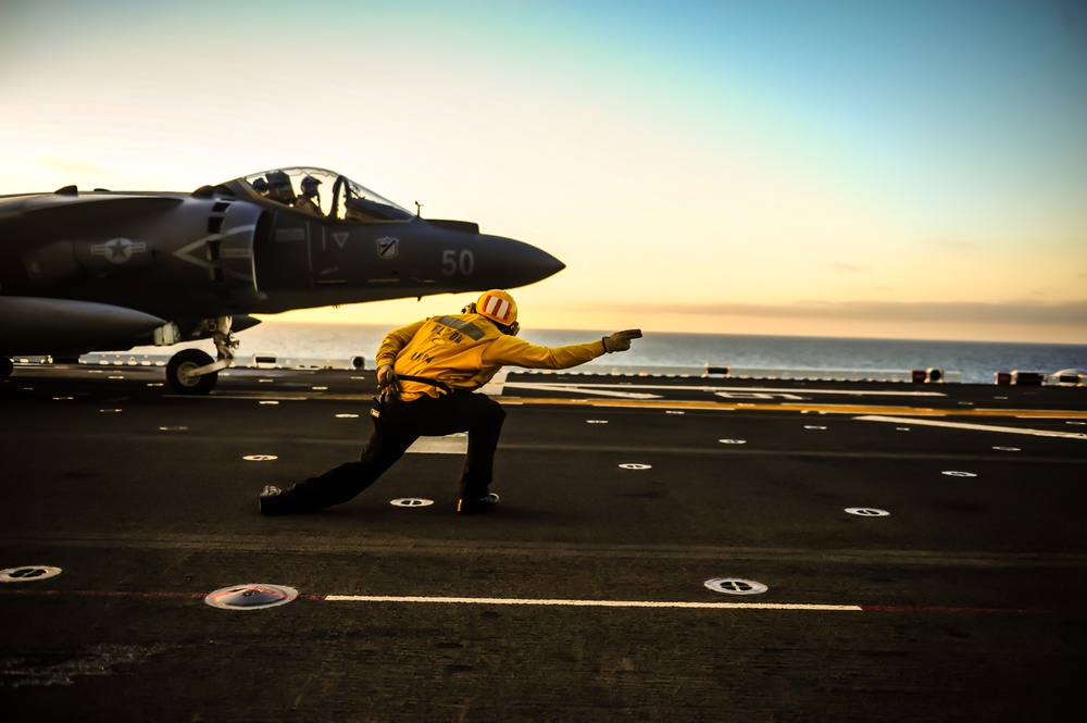 AV-8B Harrier II launch