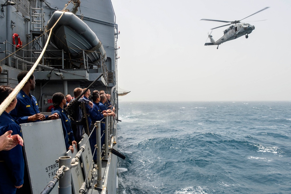 USS Monterey action