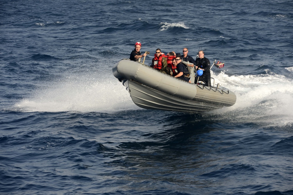 USS Monterey action