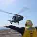 Super Lynx lands aboard USS Freedom