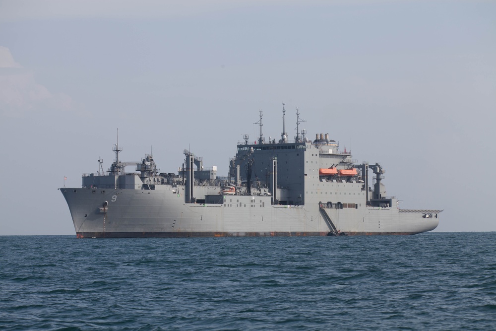 USNS Matthew Perry brings lift capabilities to Brunei