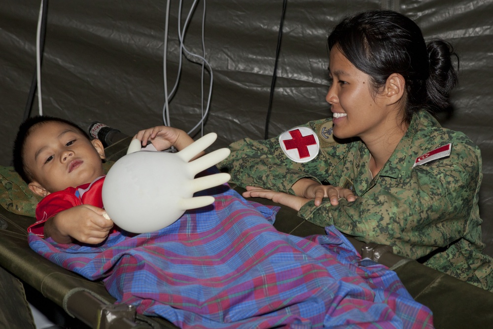 ASEAN-Plus 8 nations showcase capabilities of field hospital