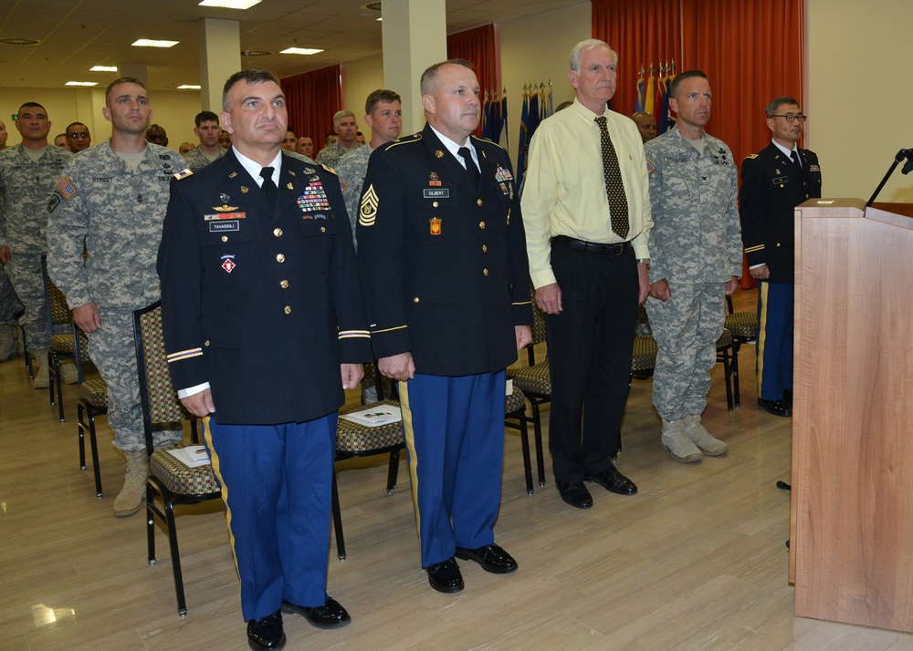 Quarterly retirement ceremony